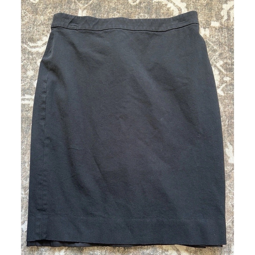 J.CREW Size 4 Pencil Skirt - No. 2 Straight Lined - BLACK